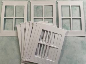 Square window die cuts