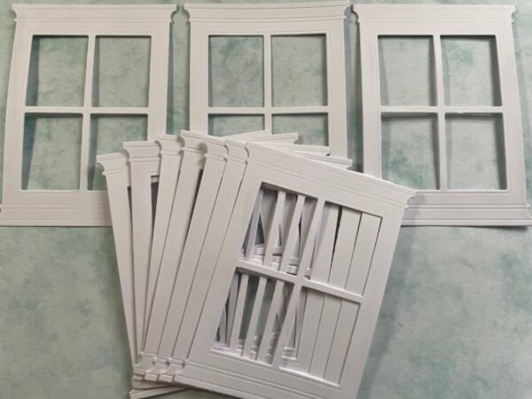 Square window die cuts