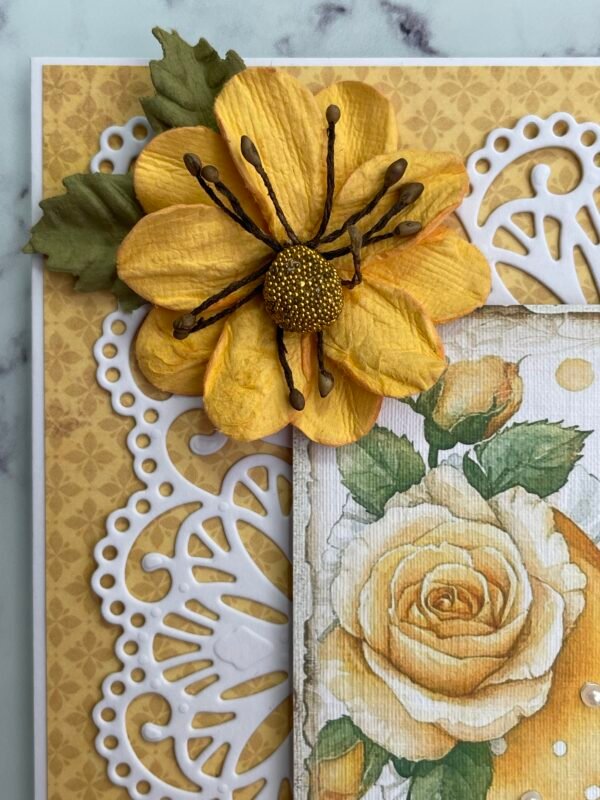 6X6" Luxury 3D Handmade Honey Bee Heart Topper BIRTHDAY - Image 5