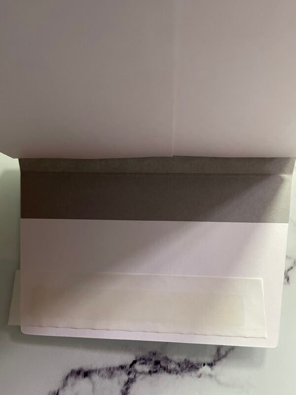 Luxury 3D Shabby Rose and Pearl Birthday Card & Envelope. Size A6 - Image 9