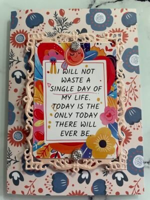 Embracing the Moment - A6 3D Inspirational Card and envelope