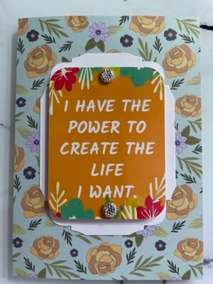 Size A6 Inspirational Positive 3D Card and Envelope
