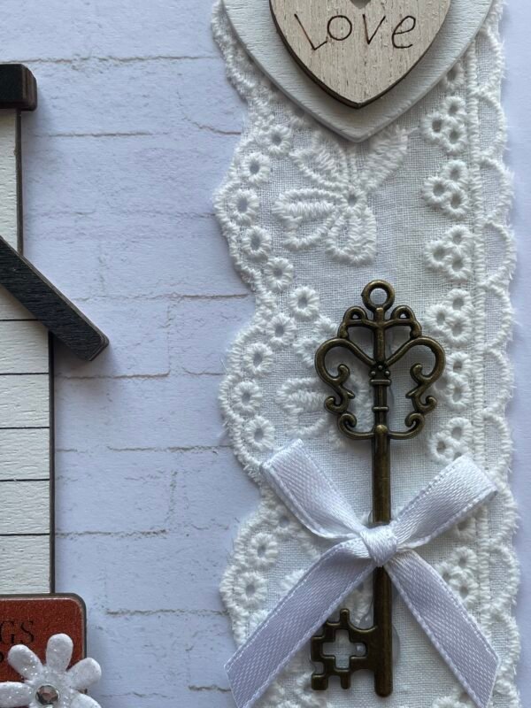 Large Luxury Handmade Card & Envelope - NEW HOME - MOVING - CONGRATULATIONS - Image 3