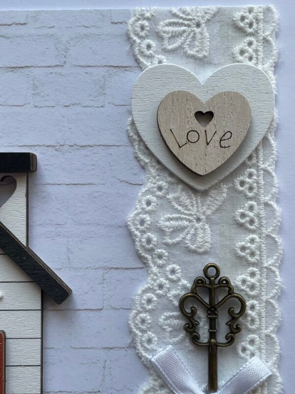Large Luxury Handmade Card & Envelope - NEW HOME - MOVING - CONGRATULATIONS - Image 4