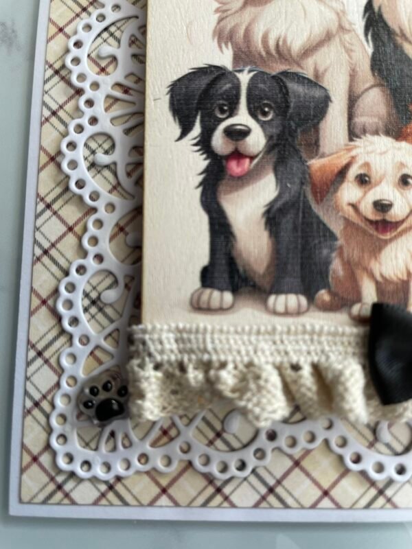 6x6" All Occasion Card Topper - DOGS - WITH LOVE - Image 3