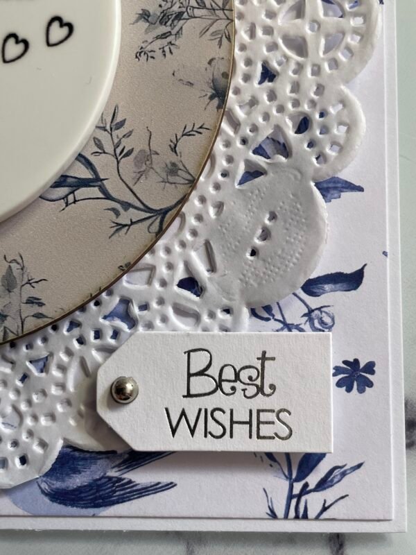 6x6" NEW HOME Luxury 3D Handmade Card Topper & Sentiment Verse - Image 3