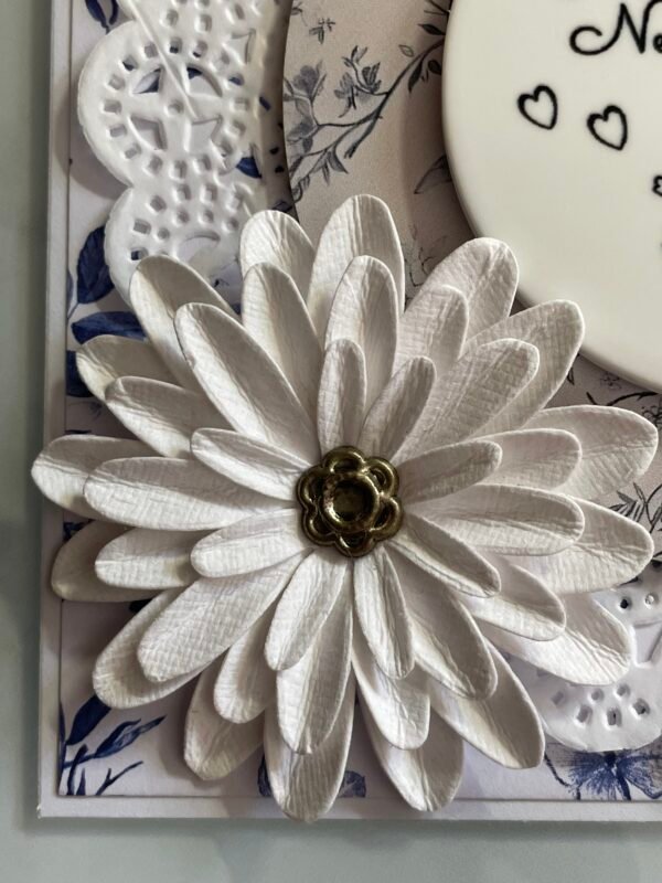 6x6" NEW HOME Luxury 3D Handmade Card Topper & Sentiment Verse - Image 4