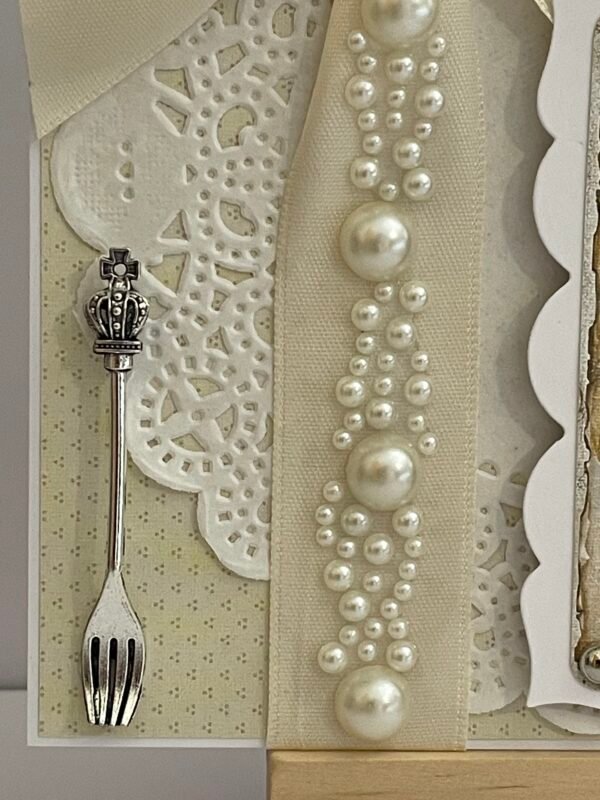 6x6" Luxury 3D Handmade Card Topper - LEMON CAKE - Image 3