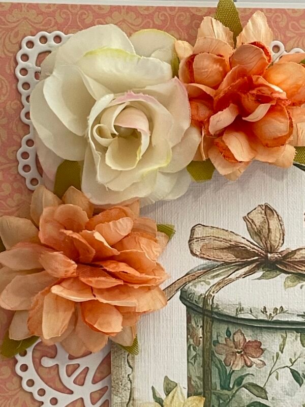 6x6" Luxury 3D Handmade Birthday Card Topper - SPRING/SUMMER ROBIN - Image 5