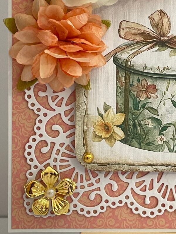 6x6" Luxury 3D Handmade Birthday Card Topper - SPRING/SUMMER ROBIN - Image 6