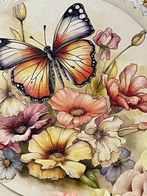 Luxury 3D Handmade Card & Envelope - Floral - Butterfly - YOU ARE SPECIAL - Image 3