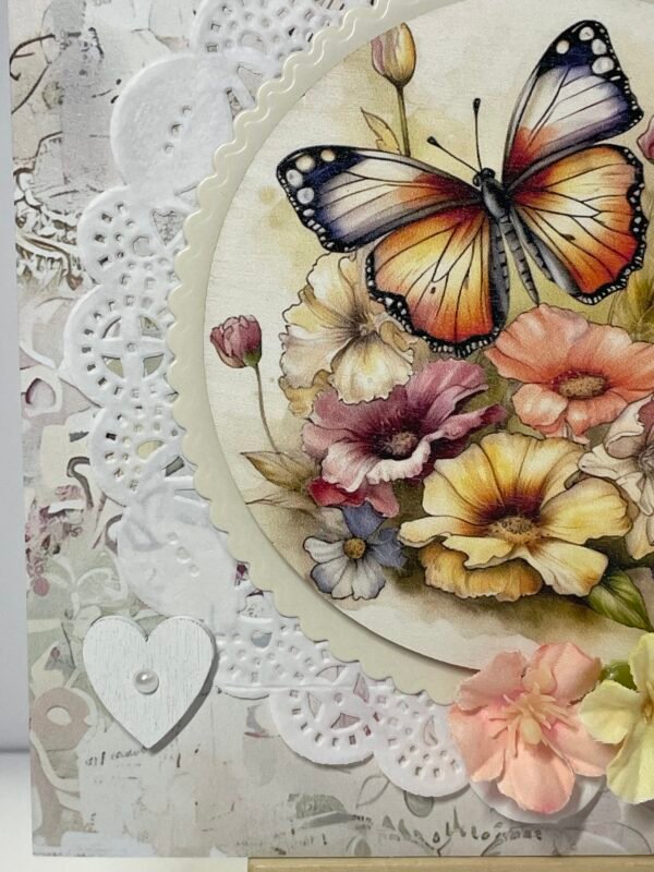 Luxury 3D Handmade Card & Envelope - Floral - Butterfly - YOU ARE SPECIAL - Image 6